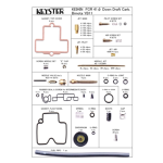 Carburetor parts kit for FCR Large 41φ Down-Draft carb. (Bimota YB11)