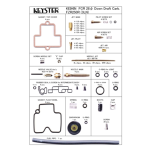 Carburetor parts kit for FCR Small 28φ Down-Draft carb. (FZR250R -3LN-)