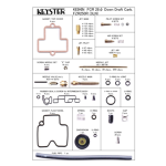 Carburetor parts kit for FCR Small 28φ Down-Draft carb. (FZR250R -3LN-)