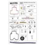 Carburetor parts kit for FCR Small 28φ Horizontal carb. (Z400FX)