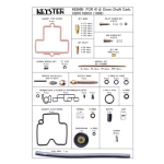 Carburetor parts kit for FCR Large 41φ Down-Draft carb. (CBR1100XX)