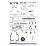 Carburetor parts kit for FCR Large 39φ Down-Draft carb. (ZX-10)