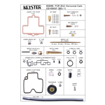 Carburetor parts kit for FCR Large 39φ Horizontal carb. (CB1000SF)