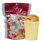 Paper Cup Bread (strawberry flavor); 30 pieces 