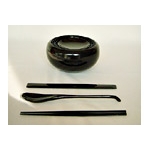 Urushi Oryoki Set with cutlery( Black )